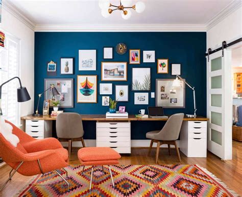 Home Office Accent Wall Ideas