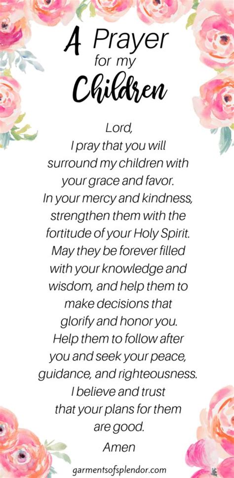 35 Scriptures to Pray Over your Children (with Free Prayer Calendar ...