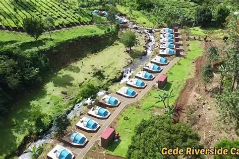 Gede Riverside Camp, Glamping dan Camping Pinggir Sungai Bikin Sensasi ...