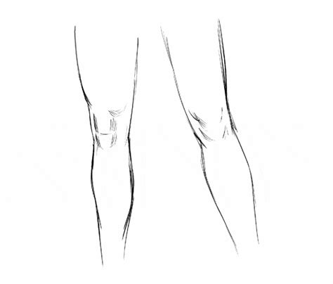 Knee Drawing / Drawing the knees and the legs in fashion design ...