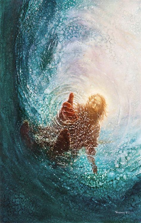 Jesus Reaching Through The Water - New Product Review articles, Prices ...