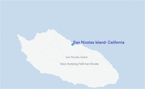 San Nicolas Island, California Tide Station Location Guide