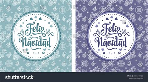 Navidad Feliz Navidad Christmas Bannerxmas Background Stock Vector ...