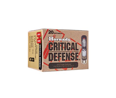 Hornady Critical Defense® - 410 Triple Defense® - 20rd Box