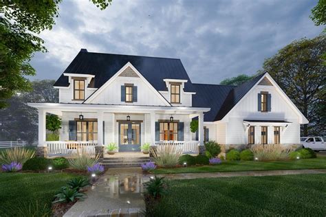 Plan 16919WG: Country Craftsman House Plan with 2-Story Great Room and ...