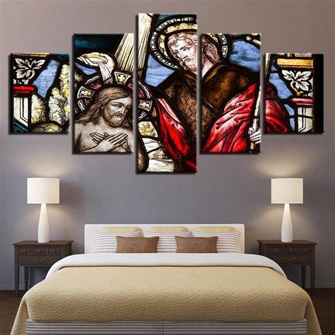 christ christian 01 – Christianity 5 Panel Canvas Art Wall Decor ...