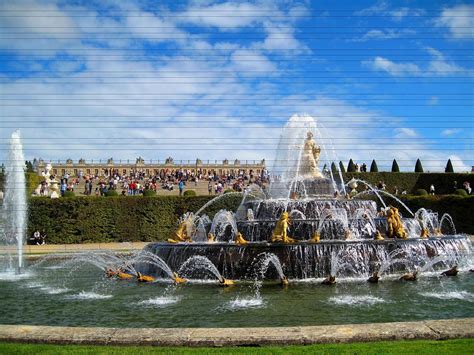 One of the fountains on the château grounds | Palace of versailles ...