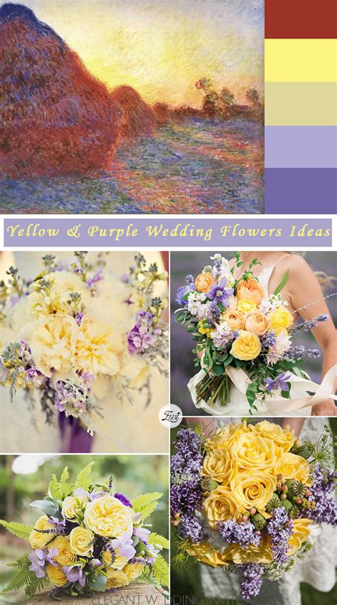 10 Unique Purple Color Macthing Wedding Ideas Inspired from Monet’s ...