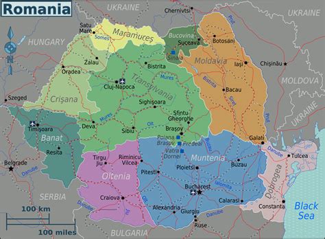 Map of Romania (Touristic Map) : Worldofmaps.net - online Maps and ...