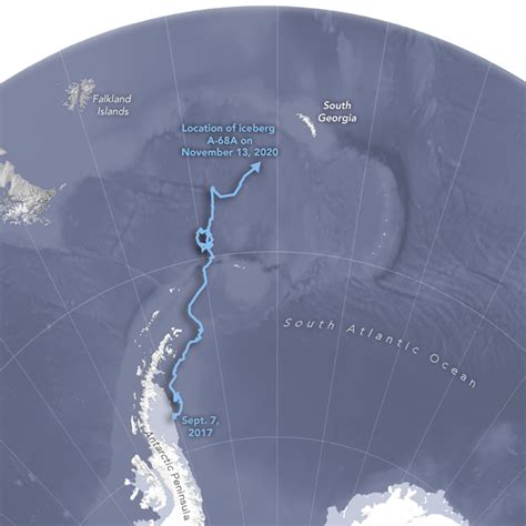 13 mai 2021 – Le plus grand iceberg du monde (A-76) se détache de l ...