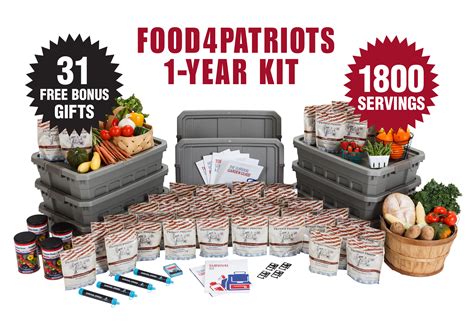 Enter To Win A FREE 1-Year Food4Patriots Kit (1800 meals) Spring/Summer ...