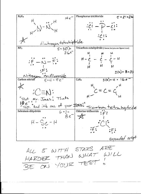 Practice Problems For Lewis Structure