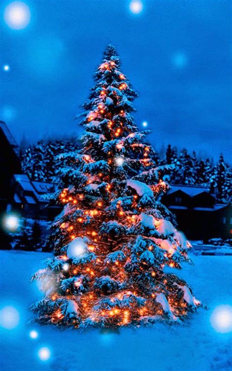 Christmas Lights Snow Wallpapers - Top Free Christmas Lights Snow ...