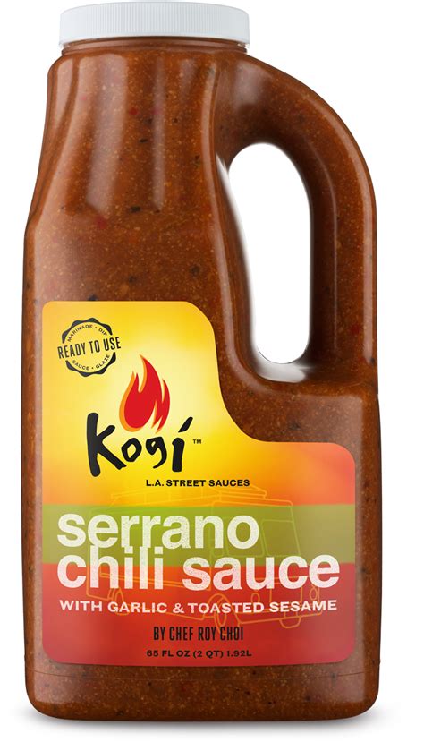 Serrano Chili Sauce with Garlic & Toasted Sesame | Kogi Sauce