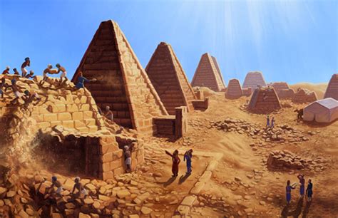 History of the Nubian Pyramids at Meroë on SCAD Portfolios