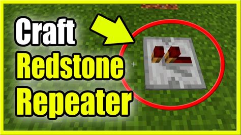 Minecraft Redstone Repeater Crafting Recipe | Besto Blog