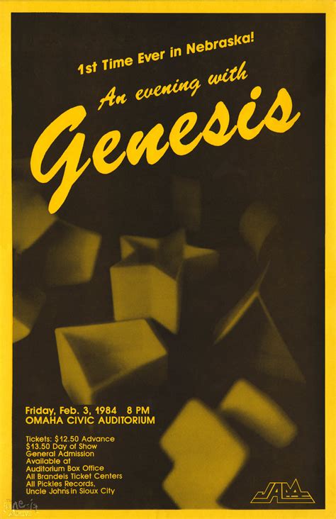 Genesis Live Tours 1980 – 2020 – The Genesis Archive