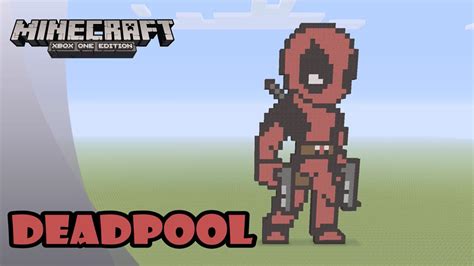 Minecraft Deadpool Pixel Art Grid - Pixel Art Grid Gallery