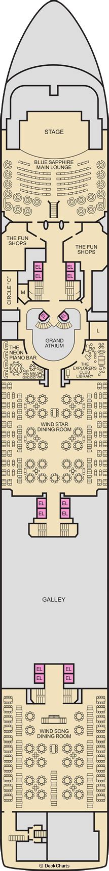 Carnival Ecstasy Deck Plans: Ship Layout, Staterooms & Map - Cruise Critic