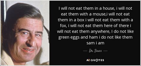 TOP 25 GREEN EGGS AND HAM QUOTES | A-Z Quotes