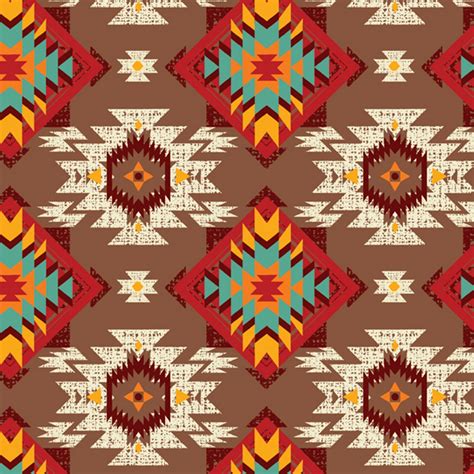 David Textiles Native Horizon Brown 100% Cotton Fabric by The Yard ...