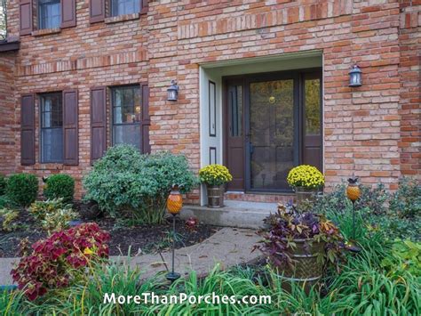 Red Brick with Landscaping – morethanporches.com