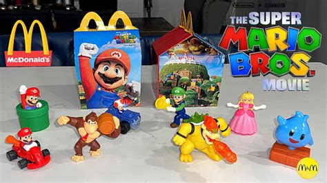 The Super Mario Brothers Movie 2023 McDonalds Happy Meal Toy Collection ...