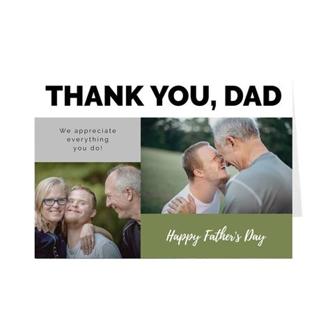 Personalized Father's Day Card Photo Father's Day - Etsy