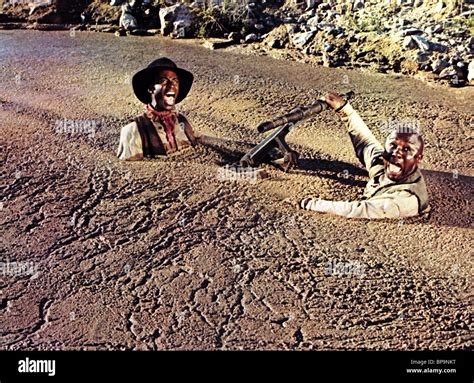 CLEAVON LITTLE & CHARLES MCGREGOR BLAZING SADDLES (1974 Stock Photo ...