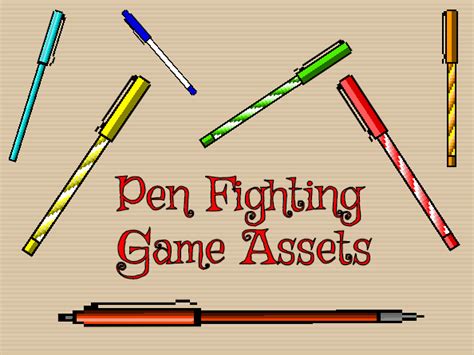 Pen Fight Game Assets Pack by Aman06