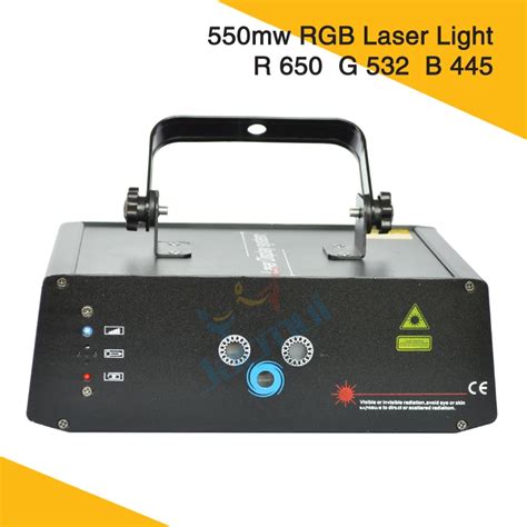 DMX RGB Laser Light Dmx512 Control DJ Lights Laser 550mW R650 G532 B445 ...