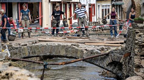 Climate crisis made deadly German floods ‘up to nine times more likely ...