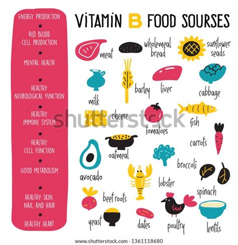 Vitamin B Source: Over 545 Royalty-Free Licensable Stock Vectors ...