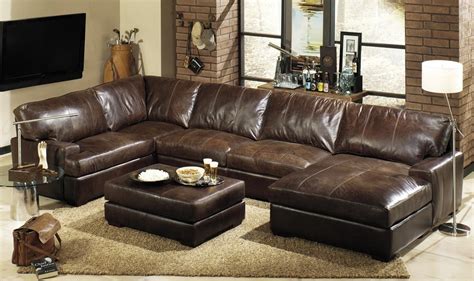 High End Leather Sectional Sofas