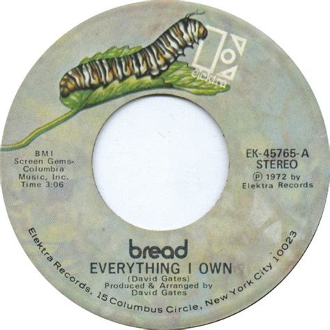 Bread - Everything I Own (1972, Vinyl) | Discogs