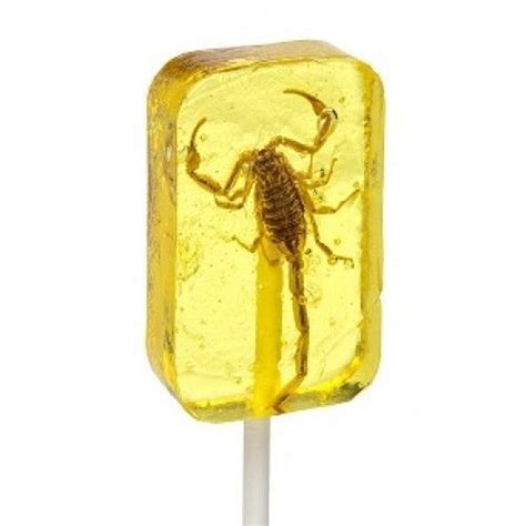 Scorpion Lollipop Candy - Banana Flavor - Fear Factor - Real Insect ...