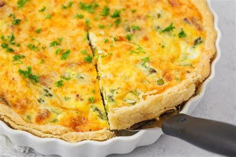 Asparagus Quiche Recipe {With Cheese} | Lil' Luna