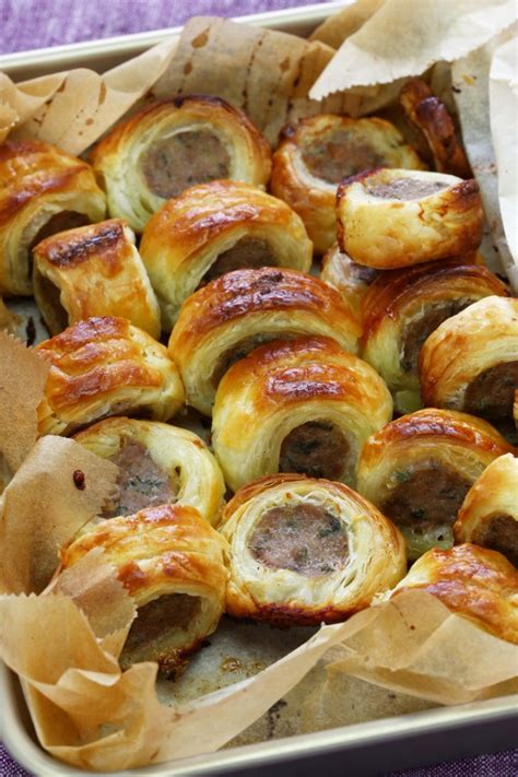 Puff Pastry Sausage Rolls - Savored Sips