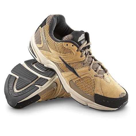 Men's AVIA® 378 Walking Shoes, Tan / Black - 220205, Running Shoes ...