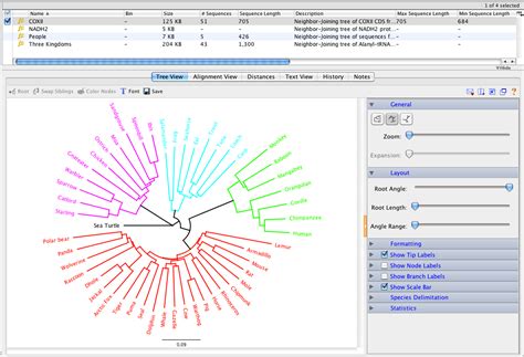 Phylogenetic Tree Maker and Viewer - Geneious