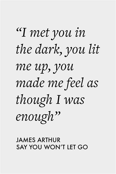 james arthur i met you in the dark lyrics