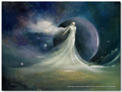 Man Created God Oil Painting By Freydoon Rassouli | absolutearts.com