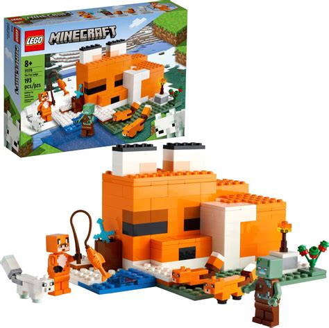 LEGO Minecraft The Fox Lodge 21178 6379562 - Best Buy