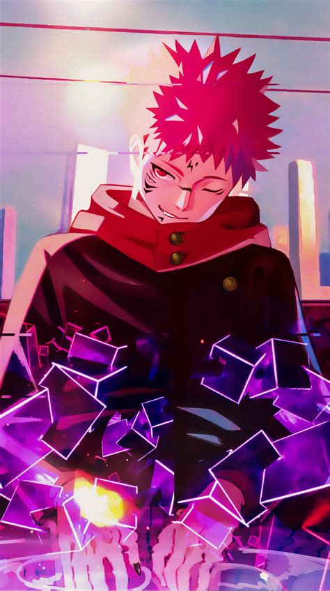 Jujutsu Kaisen Yuji Itadori train 4K Vertical Wallpaper – Free Png