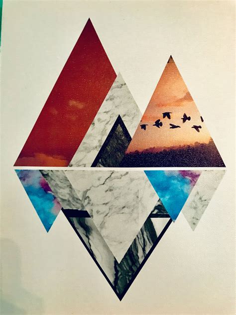 Triangles | Abstract artwork, Artwork, Art