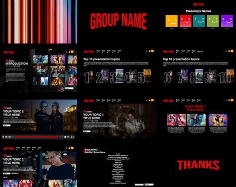 🥇 Free Netflix PowerPoint Template | Free Download | PPThemes 🚀