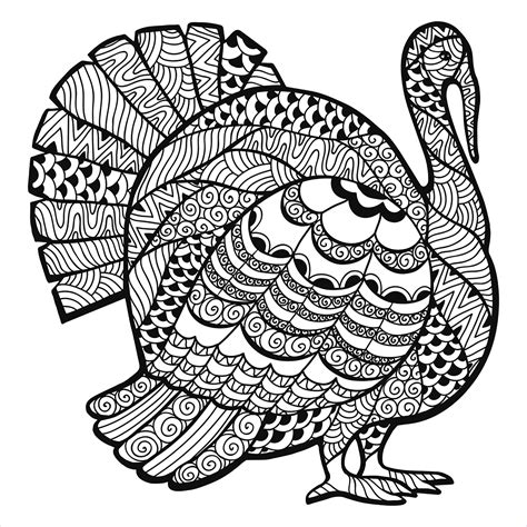 Free Printable Turkey Coloring Pages For Kids | Cool2Bkids - Free ...