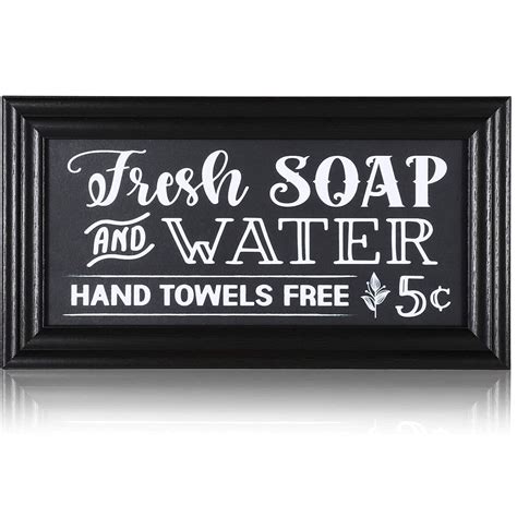 Vintage Bathroom Decor Signs