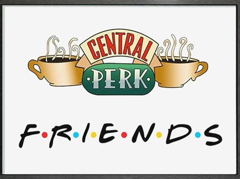 Friends TV Show Central Perk Cafe Metal Wall Sign Plaque in 2024 ...