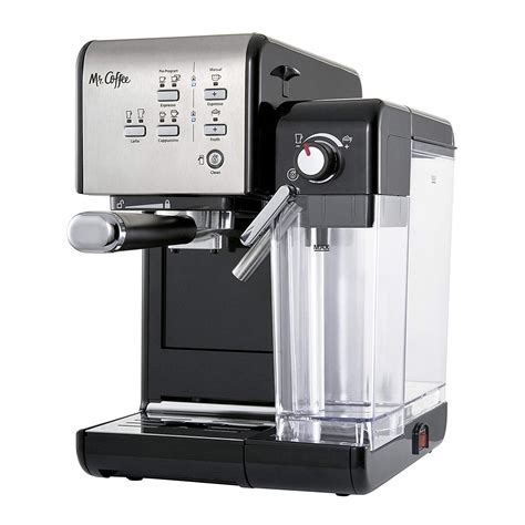 Mr. Coffee One-Touch CoffeeHouse Espresso Maker and Cappuccino Machine ...